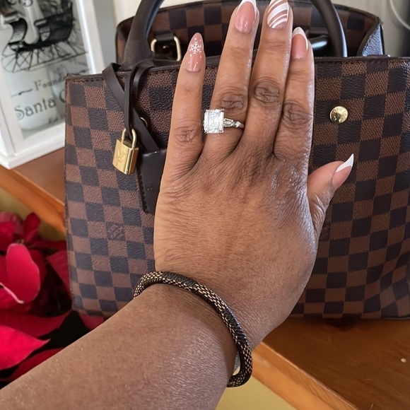 Brown And Black Pattern Magnetic Clasp Bracelet - Picture 11 of 11